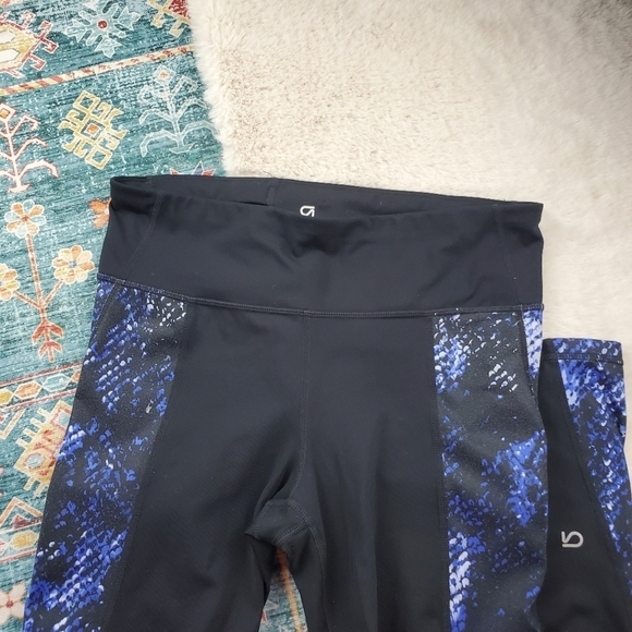 Gapfit Sculpt Compression Black Blue Legging Medium - Picture 6 of 8